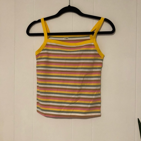 Y2K striped cami tank top (3) - Picture 3 of 4